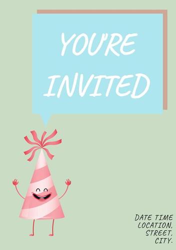 Design Wizard Party Invitations templates