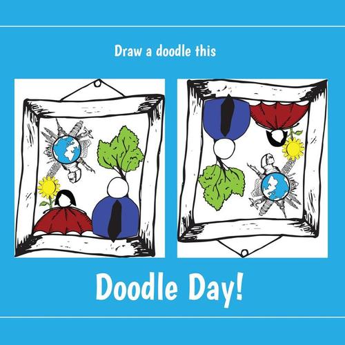 Design Wizard -National Doodle Day Templates FREE Download templates