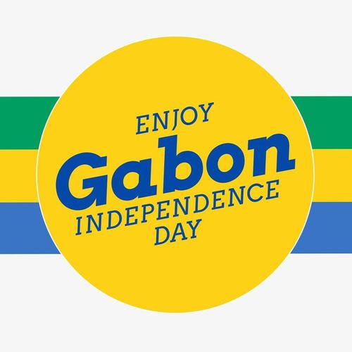 Design Wizard editable template - Fr/modeles/dates Internationales/jour De L Independance Du Gabon/