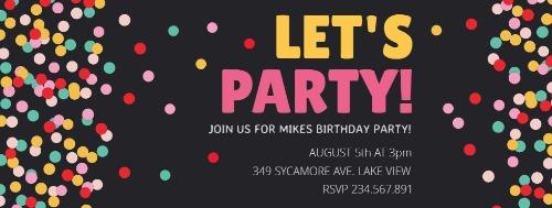 party invitations design
