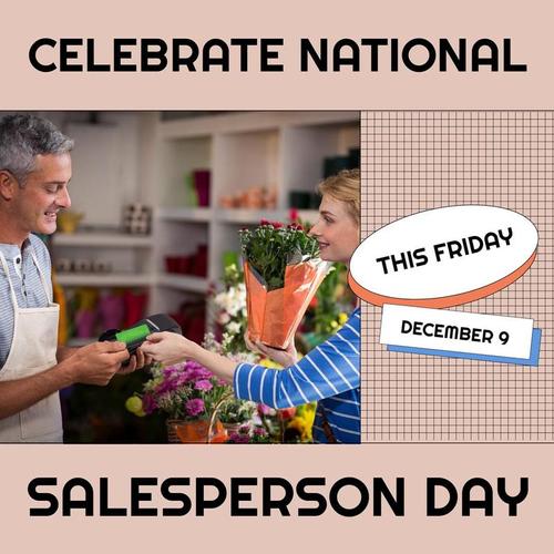 Design Wizard Free National Salesperson Day Templates Download NOW