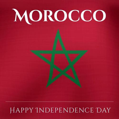 Design Wizard editable template - Fr/modeles/dates Internationales/fete De L Independance Du Maroc/